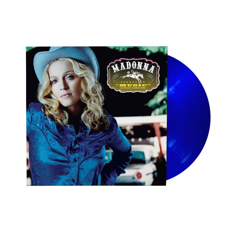 MADONNA Music - Blue Coloured Vinyl LP - Album