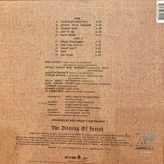 BOB MARLEY AND THE WAILERS Rastaman Vibration - Limited Edition Numbered Reissue Vinyl LP - Album