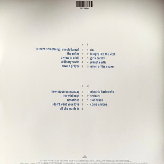 DURAN DURAN Greatest - Vinyl 2LP - Compilation
