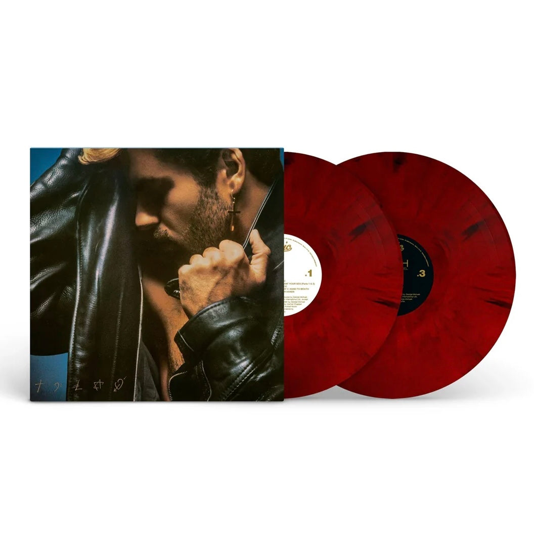 GEORGE MICHAEL Faith - Red And Black Marbled Vinyl 2LP - Album