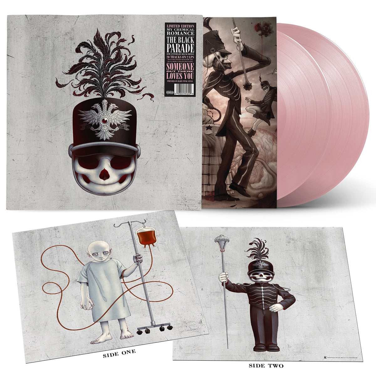 MY CHEMICAL ROMANCE The Black Parade (Deluxe) - 20th Anniversary Indies Exclusive Baby Pink Vinyl 2LP - Boxset