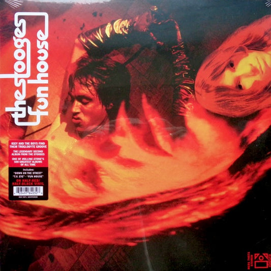 THE STOOGES Fun House - Half-Red And Half-Black Coloured Vinyl LP - Album