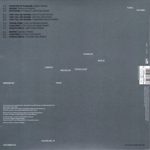 PROPAGANDA Remix Encounters - Limited Edition Numbered Clear Vinyl 2xLP - Album