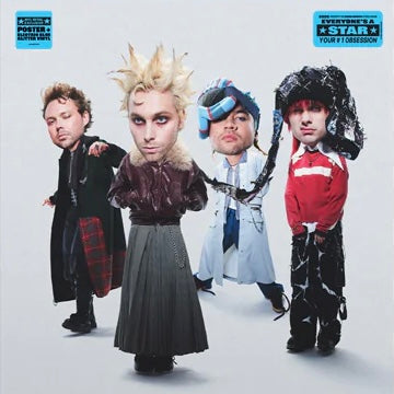5 SECONDS OF SUMMER Everyone’s A Star! - Indies Exclusive Electric Blue Glitter Vinyl LP (Plus Poster) - Album