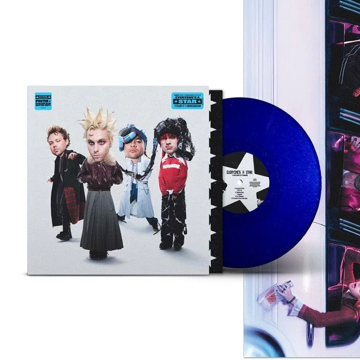 5 SECONDS OF SUMMER Everyone’s A Star! - Indies Exclusive Electric Blue Glitter Vinyl LP (Plus Poster) - Album