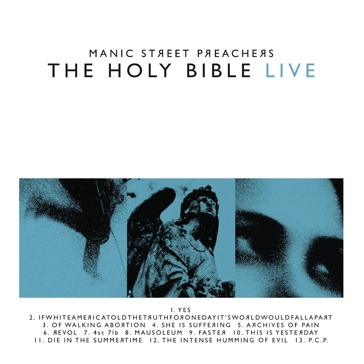 MANIC STREET PREACHERS The Holy Bible Live - Blue Marble Vinyl 2LP - Album