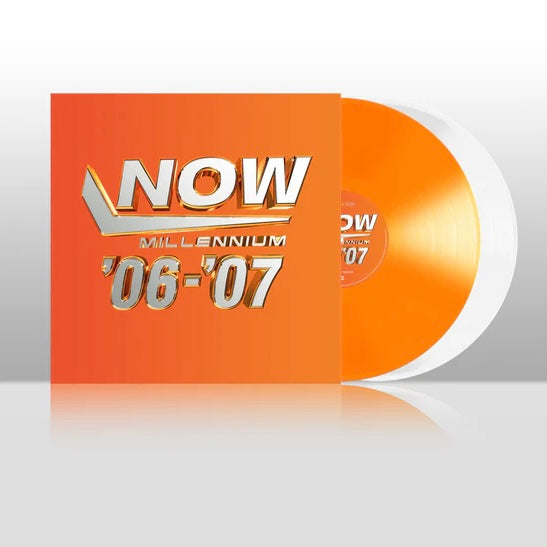 VARIOUS Now Millennium '06-'07 - Orange And White Vinyl 2xLP - Compilation