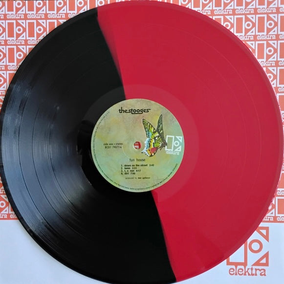 THE STOOGES Fun House - Half-Red And Half-Black Coloured Vinyl LP - Album