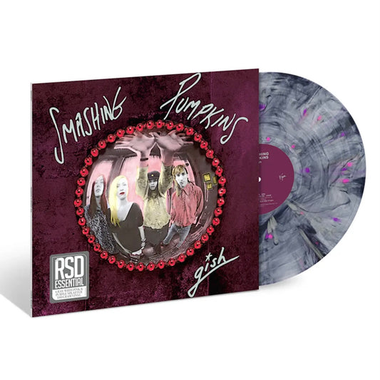 SMASHING PUMPKINS Gish (35th Anniversary) - RSD Essential Exclusive Grey With Pink And Purple Splatter Vinyl LP - Album