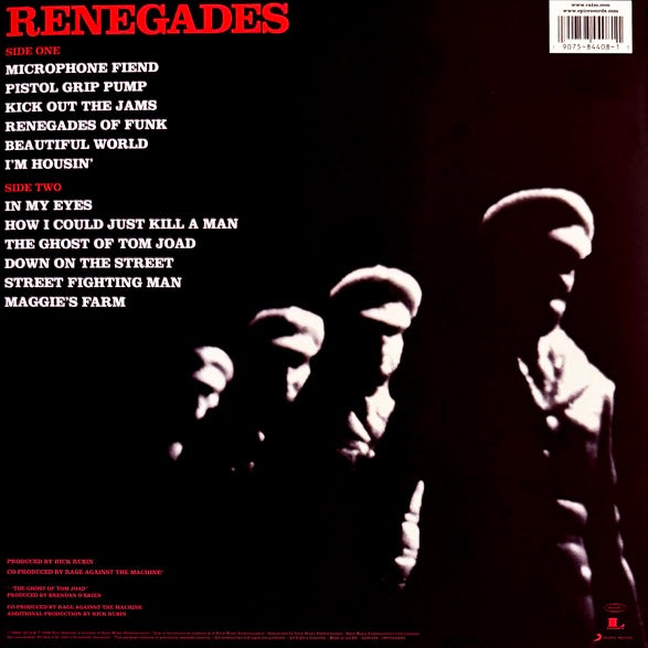 RAGE AGAINST THE MACHINE Renegades - Vinyl LP - Album