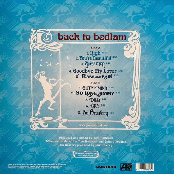 JAMES BLUNT Back To Bedlam - 20th Anniversary Edition Recycled Red Vinyl LP - Album