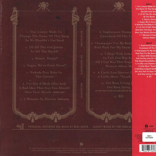 FALL OUT BOY From Under The Cork Tree - Gold And Black Ice Limited Edition Vinyl LP - Album