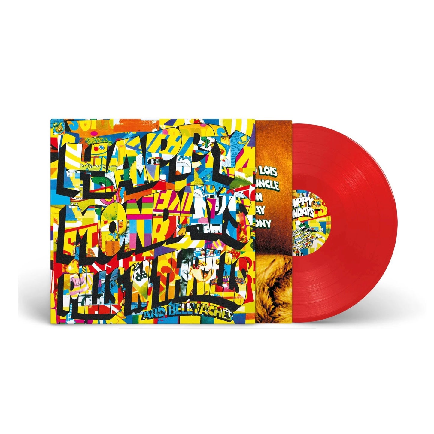 HAPPY MONDAYS Pills ‘N’ Thrills And Bellyaches - Limited Edition Red Coloured Vinyl LP - Album