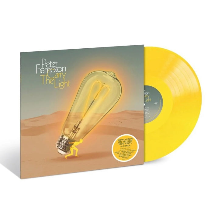 PETER FRAMPTON Carry The Light - 180G Yellow Coloured Vinyl LP - Album