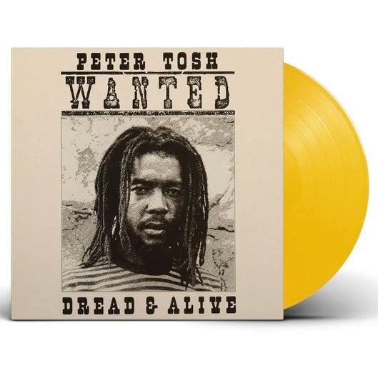 PETER TOSH Wanted Dread And Alive - Special Edition Recycled Yellow Vinyl LP - Album