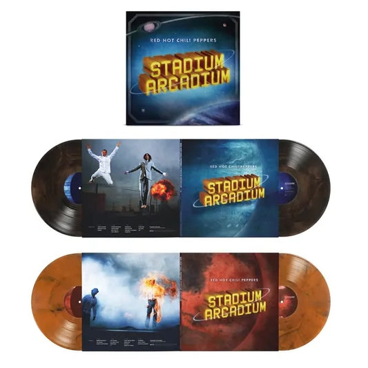 RED HOT CHILI PEPPERS Stadium Arcadium (20th Anniversary) - Indies Exclusive Brown And Orange Smoke Vinyl 4LP - Boxset