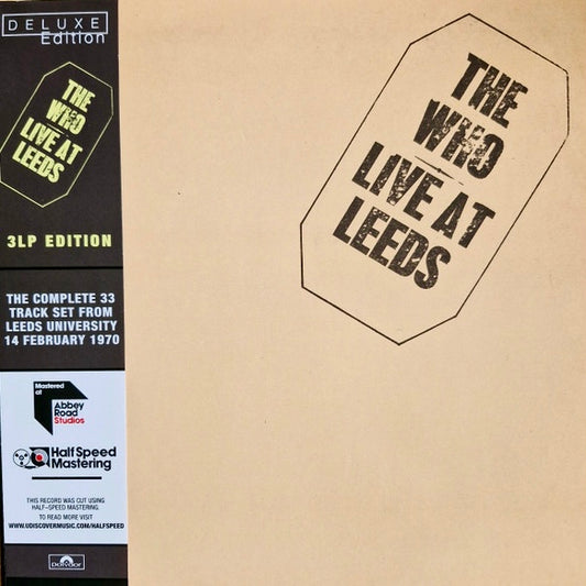THE WHO Live At Leeds - 180G Deluxe Edition Vinyl 3LP - Album