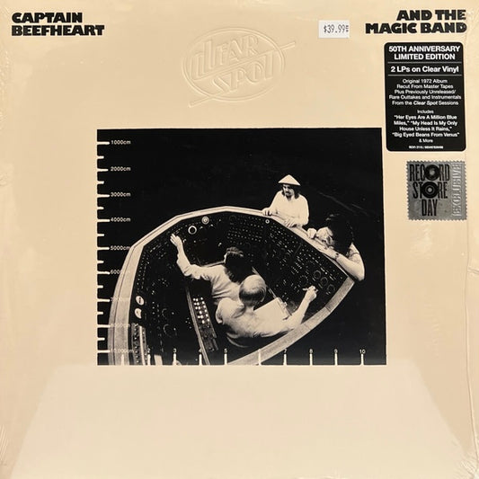 CAPTAIN BEEFHEART AND THE MAGIC BAND Clear Spot - 50th Anniversary RSD Limited Edition Clear Vinyl 2LP - Album