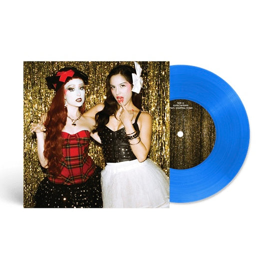 OLIVIA RODRIGO AND CHAPPELL ROAN Expectations - Translucent Blue Vinyl 7” - Single