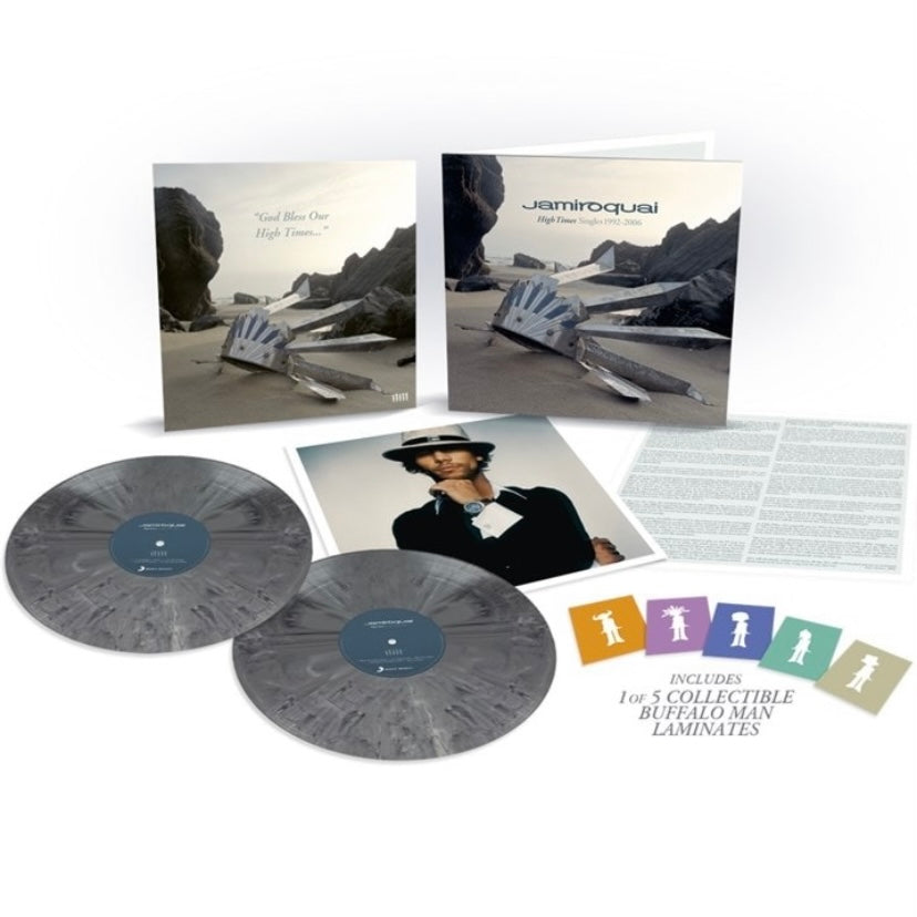 JAMIROQUAI High Times: Singles 1992-2006 (2025 Tour Edition) - Special Edition Marble Steel Coloured Vinyl 2xLP - Compilation
