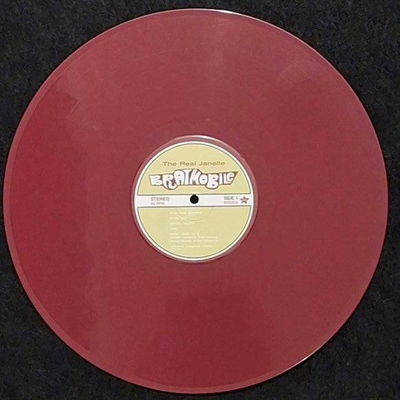 BRATMOBILE THE Real Janelle b/w The Peel Session (Record Store Day Black Friday 2025) - Limited Edition Maroon Colour Vinyl LP - Album