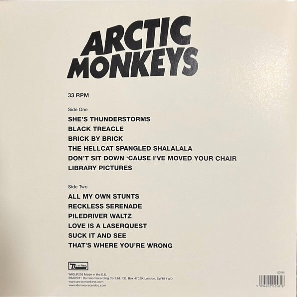 ARCTIC MONKEYS Suck It And See - Vinyl LP + MP3