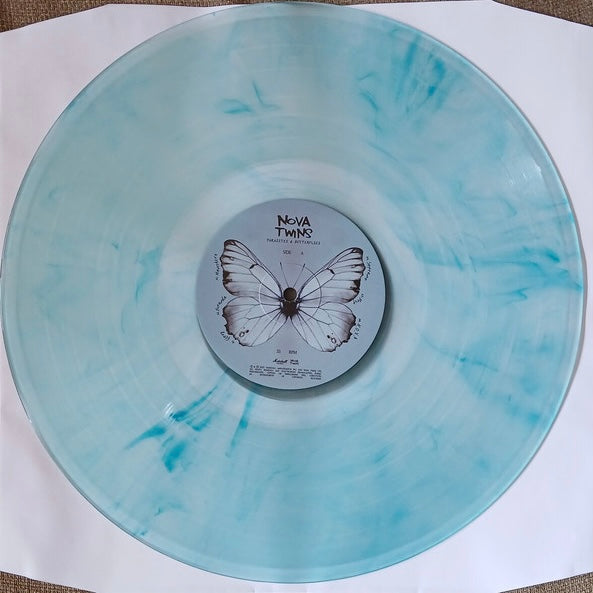 NOVA TWINS Parasites & Butterflies - Indies Exclusive Blue And Clear Marbled Vinyl LP - Album