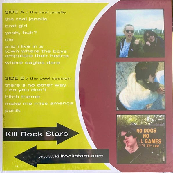 BRATMOBILE THE Real Janelle b/w The Peel Session (Record Store Day Black Friday 2025) - Limited Edition Maroon Colour Vinyl LP - Album