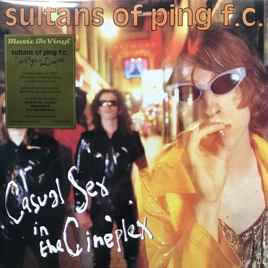 SULTANS OF PING F.C. Casual Sex In The Cineplex - Limited Edition Numbered Pink Vinyl LP - Album