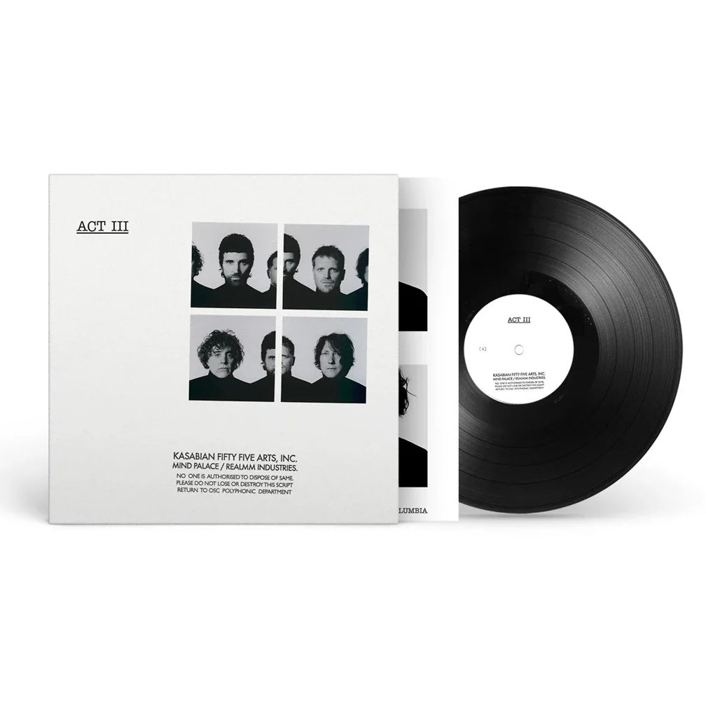 KASABIAN Act III - Black Re-Vinyl LP - Album