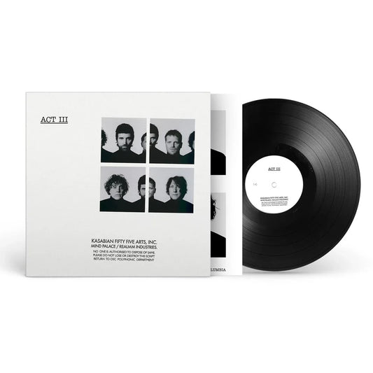 KASABIAN Act III - Black Re-Vinyl LP - Album