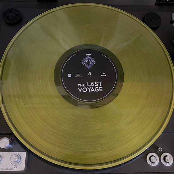 DOCTOR WHO The Last Voyage: Audio Adventure Read By David Tennant (Record Store Day Black Friday 2025) - Translucent Yellow Vinyl 2xLP - Album