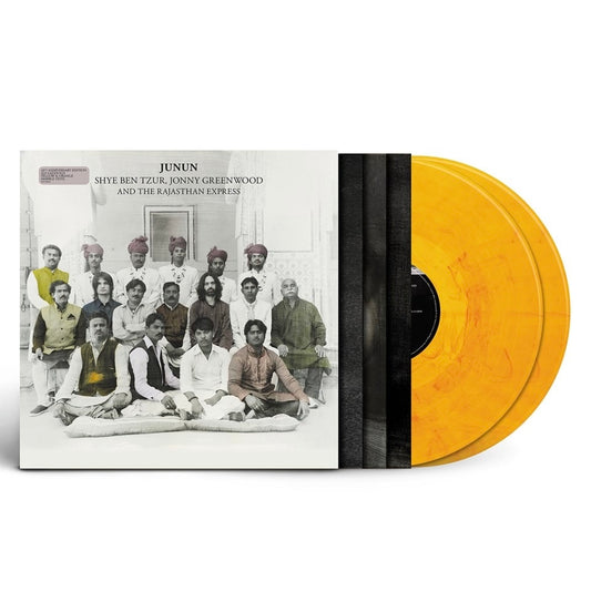 SHYE BEN TZUR, JONNY GREENWOOD AND THE RAJASTHAN EXPRESS Junun - 10th Anniversary Edition Yellow And Orange Marble Vinyl 2LP - Album