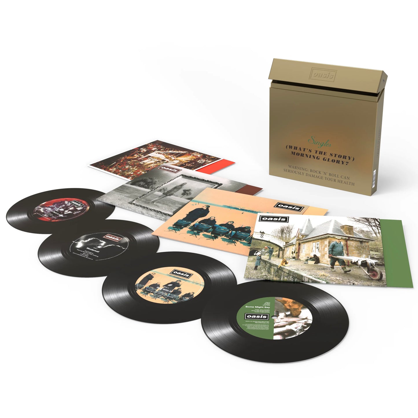 OASIS (What’s The Story) Morning Glory? Singles - 4x Vinyl 7” Singles Box Set