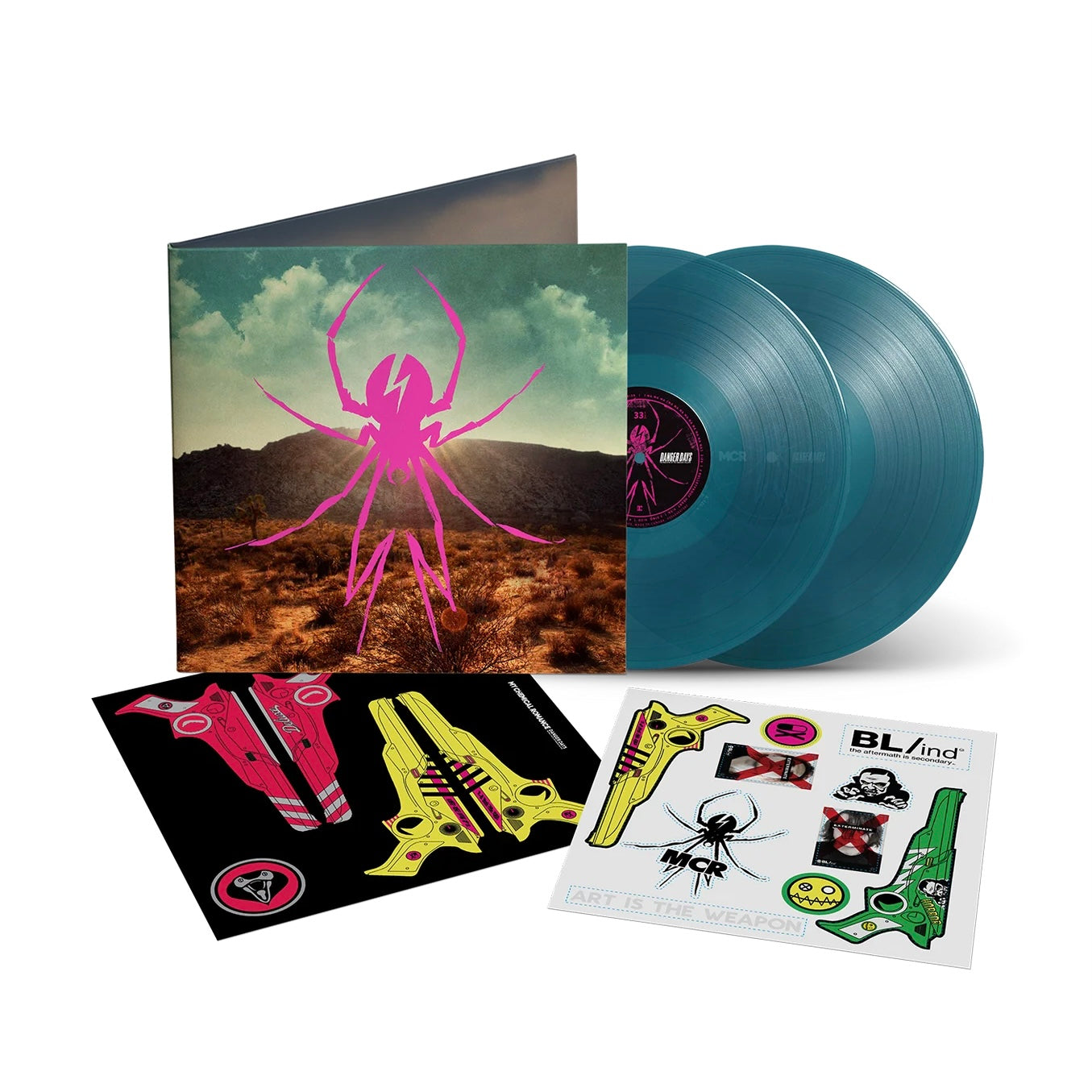 MY CHEMICAL ROMANCE Danger Days: The True Lives Of The Fabulous Killjoys (Deluxe) - Indies Exclusive Sea Blue Vinyl 2LP - Album