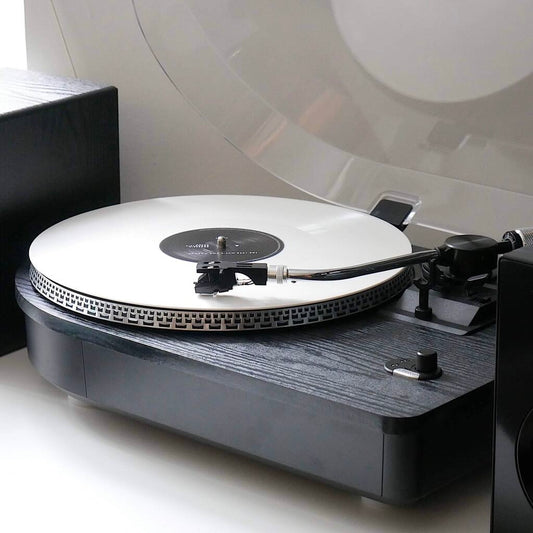 Camden XP Record Player With Bookshelf Speakers And Bluetooth - Steepletone - Black Wood