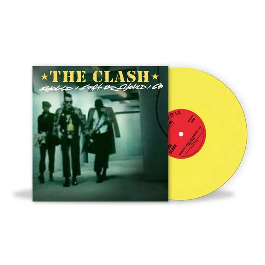 THE CLASH Should I Stay Or Should I Go / Straight To Hell - Yellow Coloured Vinyl 7” - Single