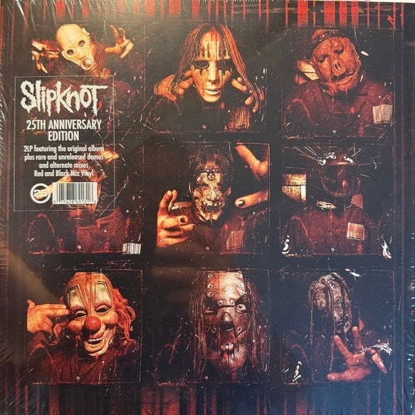 SLIPKNOT Slipknot (25th Anniversary Edition) - Red And Black Mix Vinyl 2xLP - Album
