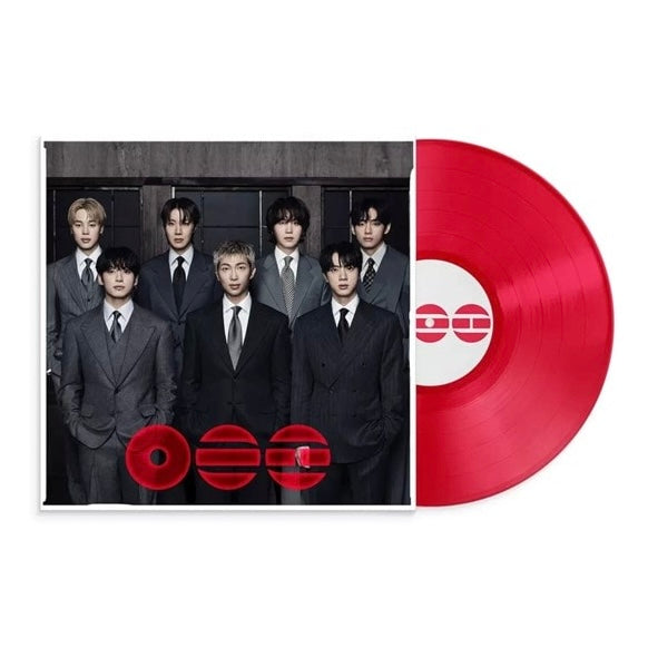 BTS The 5th Album (Arirang) - ‘Group Red’ Coloured Vinyl LP With Poster - Album