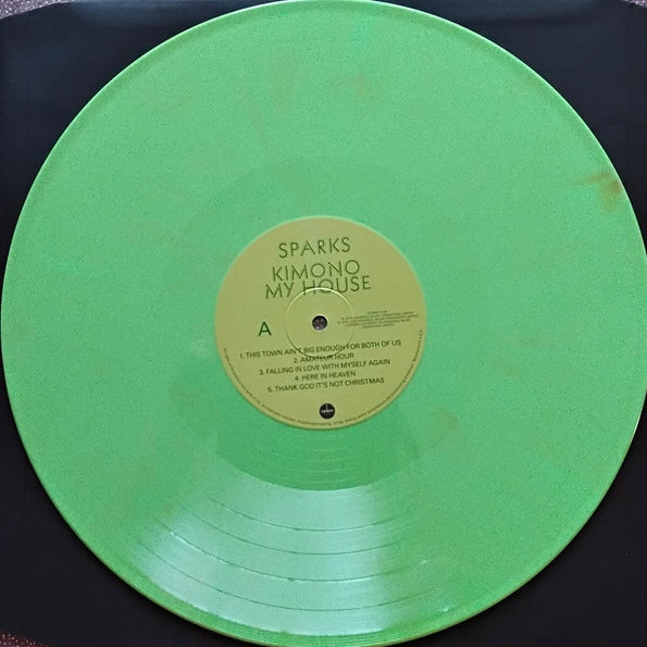 SPARKS Kimono My House - Caramel Apple Green Vinyl LP - Album