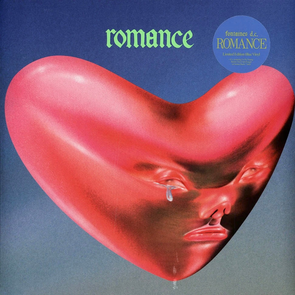 FONTAINES D.C. Romance - Limited Edition Blue Deluxe Vinyl LP + Bonus 7” - Album