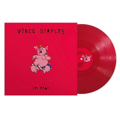 VINCE STAPLES Cry Baby - Indies Exclusive Red Vinyl LP - Album