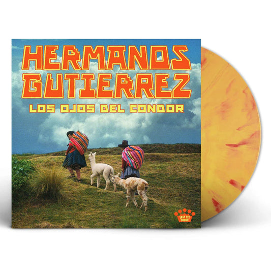 HERMANOS GUTIÉRREZ Los Ojos Del Condor - Indies Exclusive “Solar Flare” Yellow And Red Marble Vinyl LP - Album