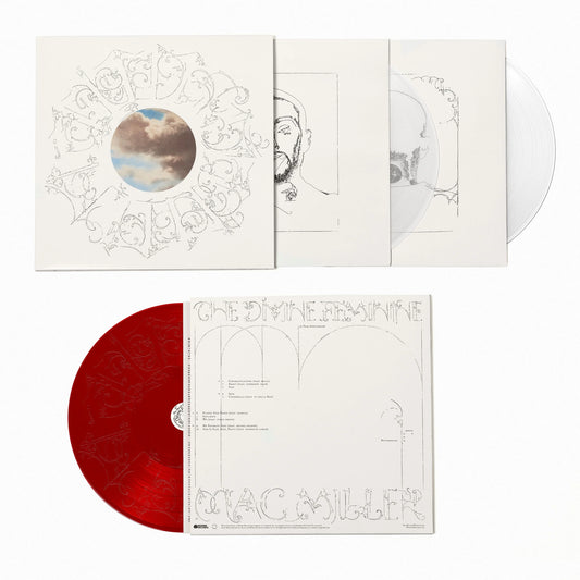 MAC MILLER The Divine Feminine (10th Anniversary) - Indies Exclusive Milky Clear And Ruby Coloured Vinyl 3LP - Album
