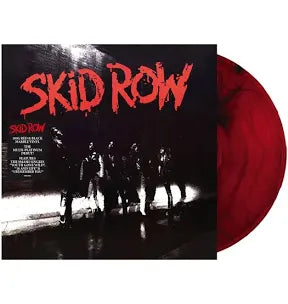 SKID ROW Self Titled - 180g Red & Black Marble Vinyl LP - Album