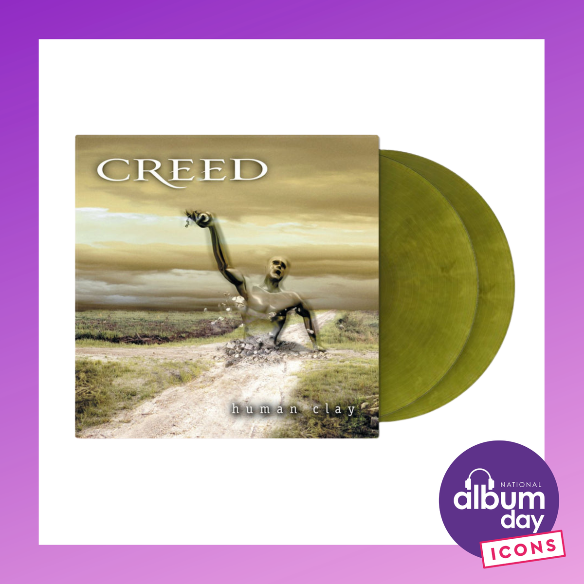 CREED Human Clay (National Album Day 2026) - Limited Edition Smokey Gold Vinyl 2LP - Album