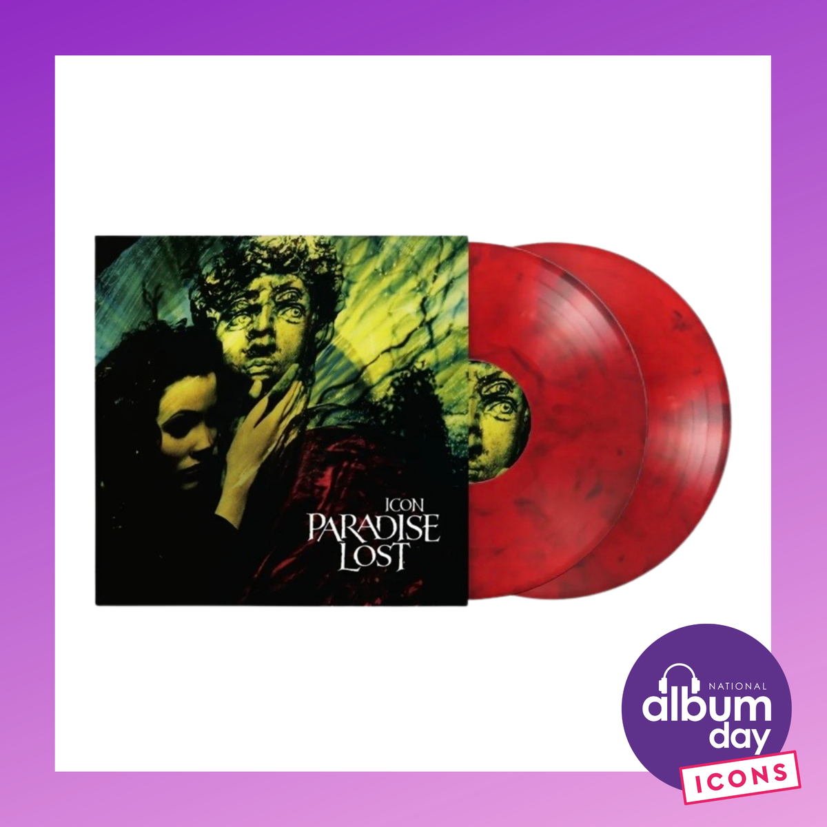 PARADISE LOST Icon (National Album Day 2026) - “Bloody Mary” Red Vinyl 2LP - Album