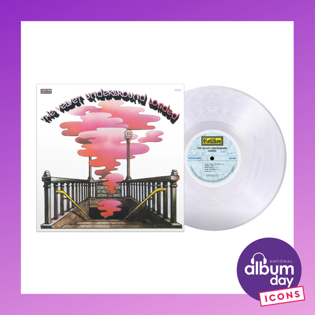 THE VELVET UNDERGROUND Loaded (National Album Day 2026) - Limited Edition Crystal Clear Vinyl LP - Album