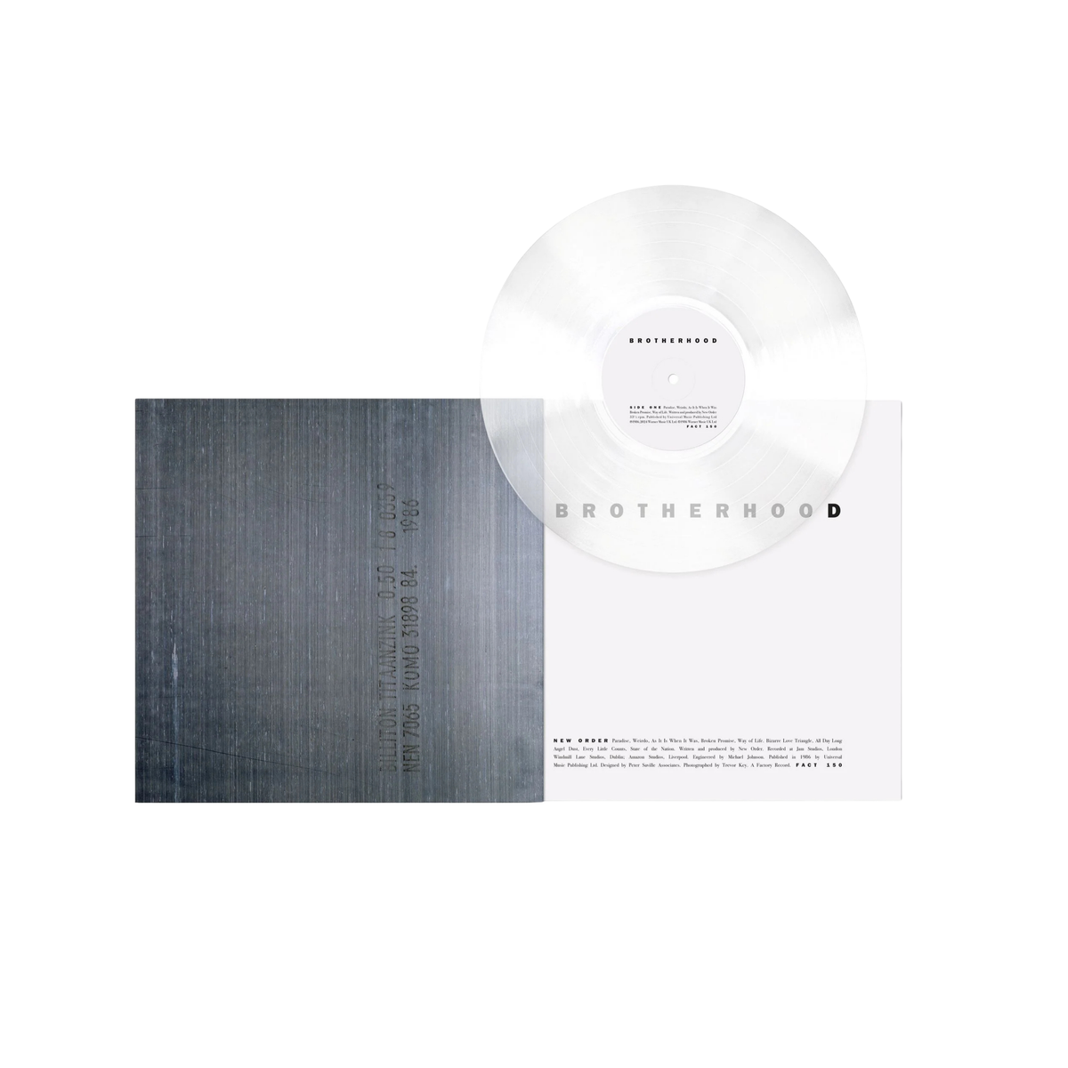 NEW ORDER Brotherhood (National Album Day 2026) - Limited Edition Crystal Clear Vinyl LP - Album