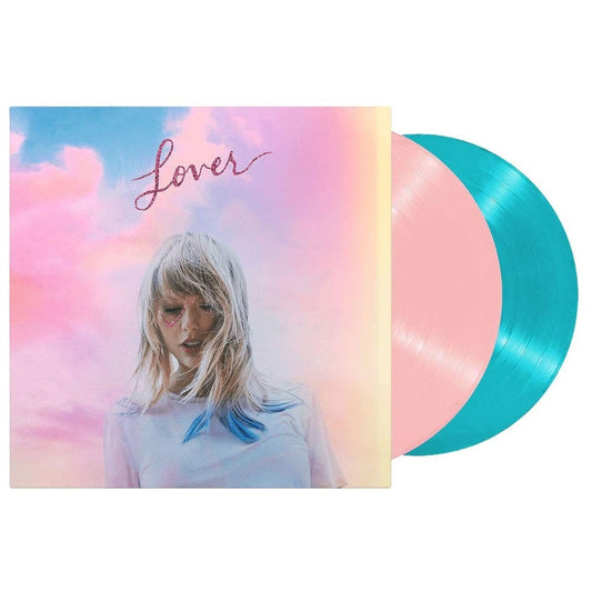 TAYLOR SWIFT Lover - 2x Pink & Turquoise Vinyl LP - Album
